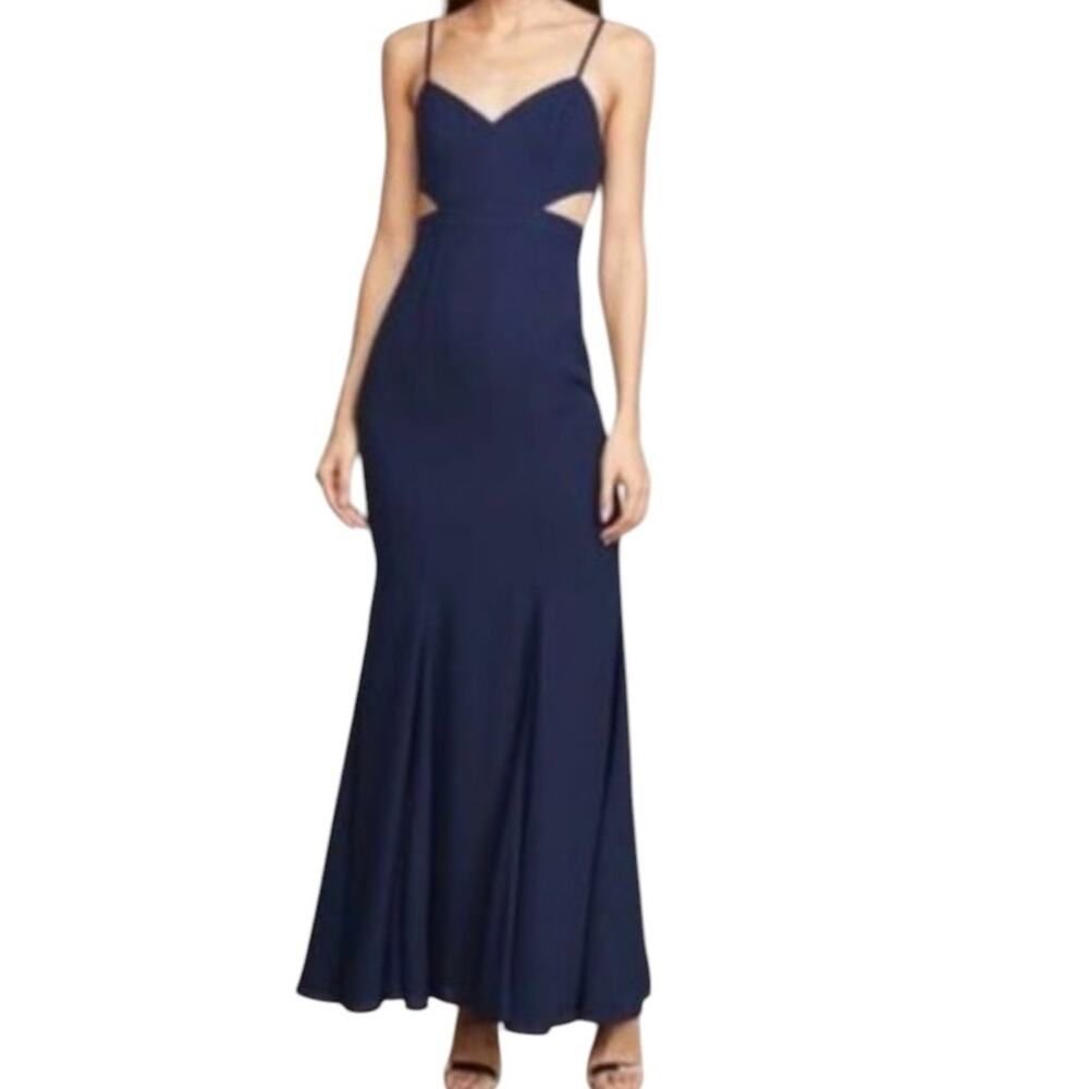 Fame and Partners Zyra Maxi Dress 6 Mermaid Cutout Formal Gown